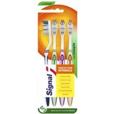 SIGNAL - Tandenborstel - Zacht - 100% Recyclebaar - Set van 4