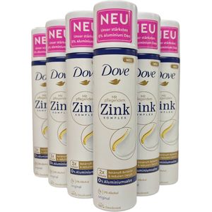 Dove Deodorant Spray Original met Zink Complex 6 x 100 ml