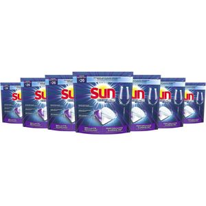 182x SUN Optimum All-in-1 Vaatwastabletten - 7x 26 tabletten