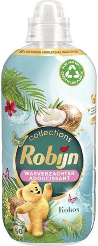 Robijn - Wasverzachter - Kokos - 1,25L - 50 Wasbeurten