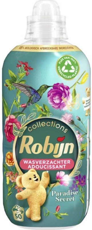 Robijn Collections - Wasverzachter - Paradise Secret - Biologisch Afbreekbaar - 1,25L - 50 Wasbeurten