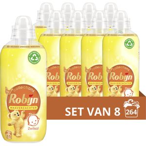 Robijn Wasverzachter Zwitsal 825 ml (8 flessen - 264 wasbeurten)