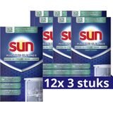 Sun Machinereiniger - Out-Wash - Te gebruiken bij additionele vaatwasbeurten- 12 x 3 = 36 stuks