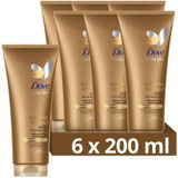 Dove Body Love Summer Revived Medium-Dark Zelfbruinende lichaamsschuim voor de medium tot donker gebruinde huid - 6 x 150 ml - Voordeelverpakking