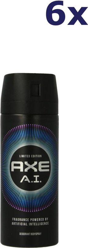 6x Axe Deodorant Bodyspray A.I. Fresh 150 ml