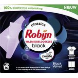 Robijn - Classics Black Velvet - Wasmiddeldoekjes - 16 Stuks - Plasticvrij