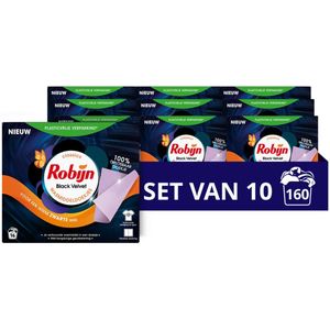 Robijn - Classics Black Velvet - Wasmiddeldoekjes - Zwart - 30 Stuks