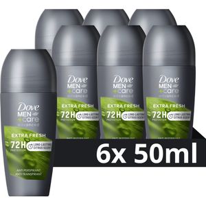 Dove Men+Care Advanced Extra Fresh Anti-Transpirant Deodorant Roller - 6 x 50 ml - Voordeelverpakking