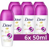 Dove Advanced Care Go Fresh Açai Berry Anti-Transpirant Deodorant Roller - 6 x 50 ml - Voordeelverpakking