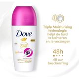 Dove Advanced Care Go Fresh Açai Berry Anti-Transpirant Deodorant Roller - 6 x 50 ml - Voordeelverpakking