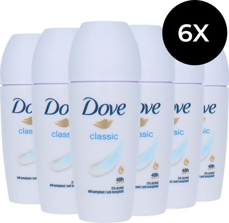 Deodorant - Classic - 5x50ml - Dove