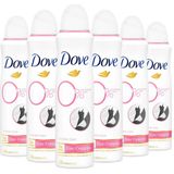 Dove 0% Aluminiumzouten Deodorant Spray - Invisible Care - bevat het 2x Action Zinc-Complex - 6 x 150 ml
