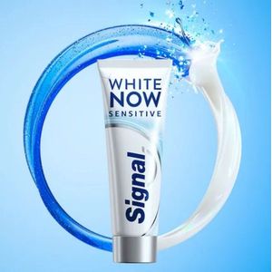 Signal White Now Sensitive Whitening Tandpasta - 75 ml - Complete Bescherming Voor Gevoelige Tanden en Tandvlees