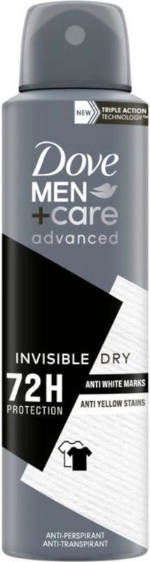 Dove Deodorant Men+ Care Invisible Dry 150 ml