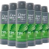 Dove Men+Care Advanced Anti-Transpirant Deodorant Spray - Extra Fresh - met anti-bacteriële geurbestrijding - 6 x 150 ml