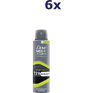 6x Dove Deodorant Men+ Care Sport Fresh 150 ml
