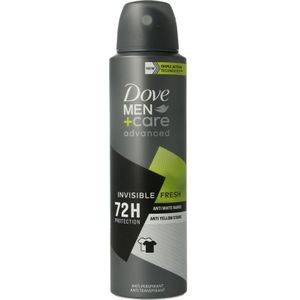 2e halve prijs: Dove Deodorant Men+ Care Invisible Fresh 150 ml
