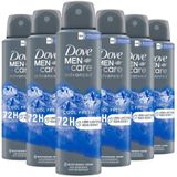 Dove Men+Care Advanced Cool Fresh Anti-Transpirant Deodorant Spray - 6 x 150 ml - Voordeelverpakking