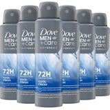 Dove Men+Care Advanced Cool Fresh Anti-Transpirant Deodorant Spray - 6 x 150 ml - Voordeelverpakking