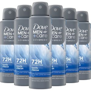 Dove Men+Care Advanced Cool Fresh Anti-Transpirant Deodorant Spray - 6 x 150 ml - Voordeelverpakking