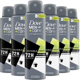 6x Dove Deodorant Men+ Care Invisible Fresh 150 ml