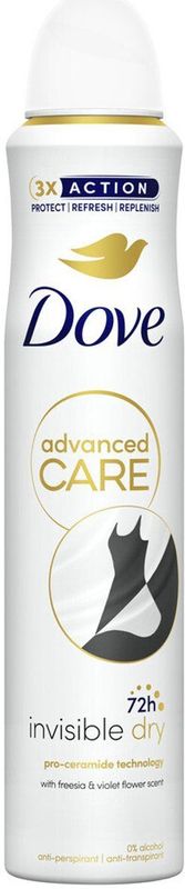 Dove - Advanced Care - Deodorant Spray - 200 ml - Zonder Alcohol