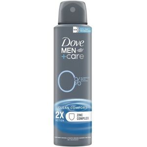 2e halve prijs: Dove Deodorant Men+ Care 0% 150 ml