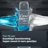 Dove Men+Care Advanced 0% Deodorant Spray - Clean Comfort - met anti-bacteriële geurbestrijding - 6 x 150 ml