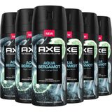 Axe Fine Fragrance Collection Aqua Bergamot premium deodorant bodyspray - 6 x 150 ml