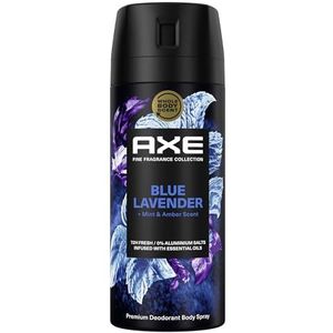 AXE Fine Fragrance Collection Blue Lavender Premium Deodorant Bodyspray - 6 x 150 ml - Voordeelverpakking