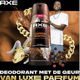 AXE Fine Fragrance Collection Copper Santal - Premium Deodorant Bodyspray - 6 x 150 ml - Voordeelverpakking