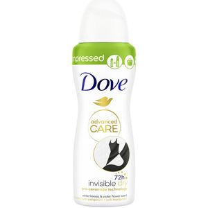 Dove - Deodorant - Spray - Invisible Dry - 100ml