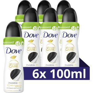 6x Dove Deodorant Spray Invisible Dry 100 ml