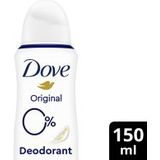 Dove - 0% Deodorant - Original - 150 ml