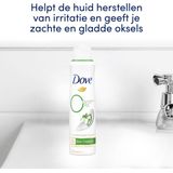 Dove Go Fresh cucumber 0% Deodorant - 6 x 150 ml - Voordeelverpakking