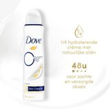 Dove 0% Aluminiumzouten Deodorant Spray - Original - bevat het 2x Action Zinc-Complex met Zinc Zap-technologie - 6 x 150 ml