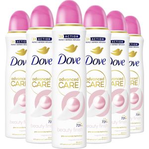 Dove Advanced Care Beauty Finish Anti-Transpirant Deodorant Spray - 6 x 150 ml - Voordeelverpakking