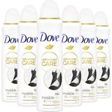 Dove Advanced Care Invisible Dry Anti-Transpirant Deodorant Spray - 6 x 150 ml - Voordeelverpakking