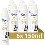 Dove Advanced Care Invisible Dry Anti-Transpirant Deodorant Spray - 6 x 150 ml - Voordeelverpakking