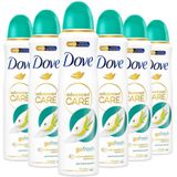 Dove Advanced Care Go Fresh Pear & Aloe Vera - Anti-Transpirant Deodorant Spray - 6 x 150 ml - Voordeelverpakking