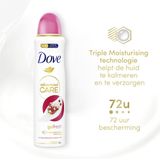 Dove Advanced Care Go Fresh Pomegranate & Lemon Verbena Anti-Transpirant Deodorant Spray, biedt tot 72 uur bescherming tegen zweet - 6 x 150 ml - Voordeelverpakking