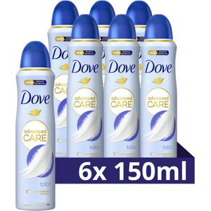6x Dove Deodorant Spray Talco 150 ml