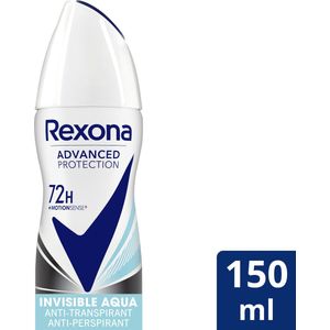 Rexona - Women Advanced Protection - Anti-Transpirant Spray - 150ml - Invisible Aqua