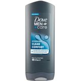 Dove, Dove Men+Care Clean Comfort, 3-in-1 Feuchtigkeitsspendender Körper, Gesicht und Haar, mit MicroMoisture-Technologie, spendet 24 Stunden Feuchtigkeitsaufnahme, 400 ml