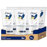 Dove Vochtinbrengende handcrème Essentiële voeding hydrateert en verzorgt de huid, 75 ml, 6 stuks