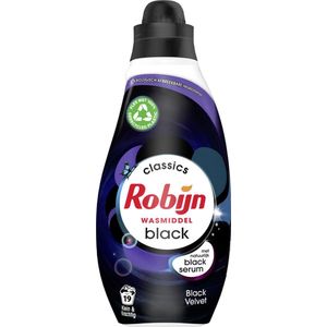 Robijn Klein & Krachtig Wasmiddel Black Velvet 19 Wasbeurten 665 ml