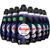 Robijn Klein & Krachtig vloeibaar wasmiddel Black Velvet 665 ml (8 flessen - 152 wasbeurten)