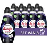 Robijn Klein & Krachtig Classics Black Velvet Vloeibaar Wasmiddel - 8 x 19 wasbeurten - Voordeelverpakking