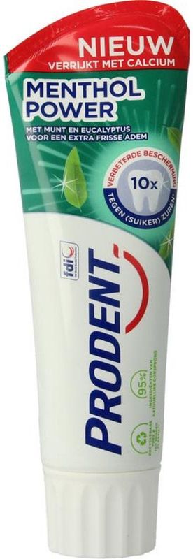 Prodent - Menthol Power - Tandpaste - 75 ml - Calciumformule