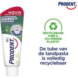 Prodent Tandpasta - Menthol Power - met munt en eucalyptus voor een extra frisse adem en schone tanden - 12 x 75 ml